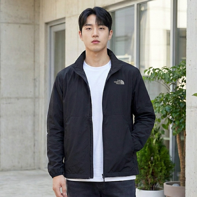 노스페이스 경량 바람막이 SS 플라이 SW 하이 BR 레비 자켓 + 다용도 가방 세트