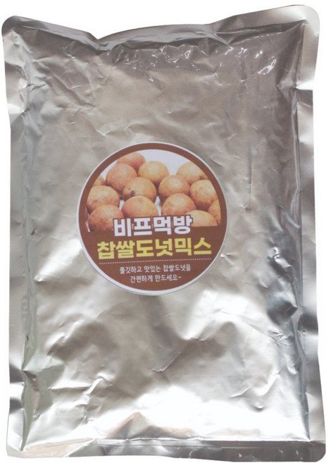 비프먹방 찹쌀도넛믹스 5kg 도너츠 반죽가루 (대용량 업소용), 1개