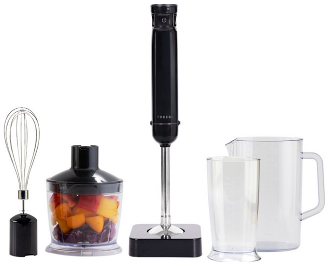 도깨비방망이 퀵앤고 플러스 파워 무선 핸드블렌더 CHB2500 풀구성, 블랙베리