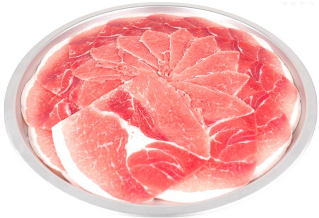 고기생각 국내산 업소용 대용량 돼지 뒷다리살 슬라이스 냉동 5kg 후지, 1개