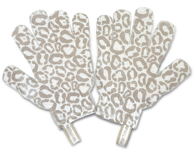 [마티니스파] 레오 스크럽 이태리 때밀이장갑, 1개, 2개입, 샤워장갑