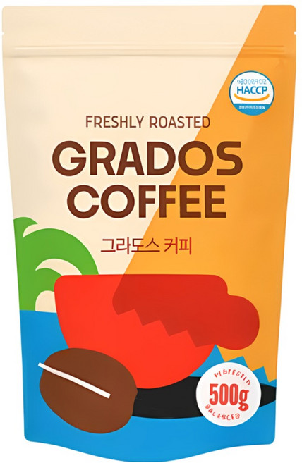 콜롬비아 싱글 원두커피 커피콩 맛있는 신선한 그라도스커피, 1개, 500g, 홀빈(분쇄안함)