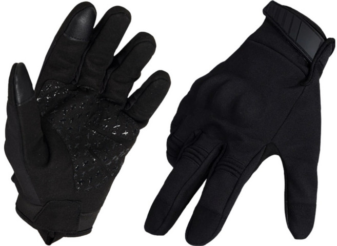 스킴 서포터 택티컬 장갑 GV101 - 밀리터리 아웃도어 군용 전술 등산 바이크 서바이벌 기능성, 검정, 1개