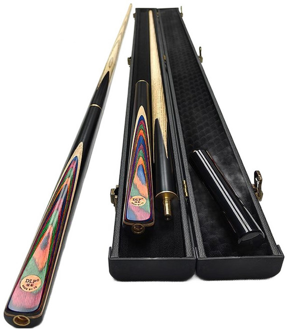 고급 당구큐대 세트 큐대 당구채 당구큐 당구큐대 수납함 풀세트, 1개, 현란
