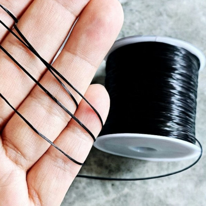 실리콘 고탄력 스판 팔찌줄 우레탄 대체 0.8mm 50m