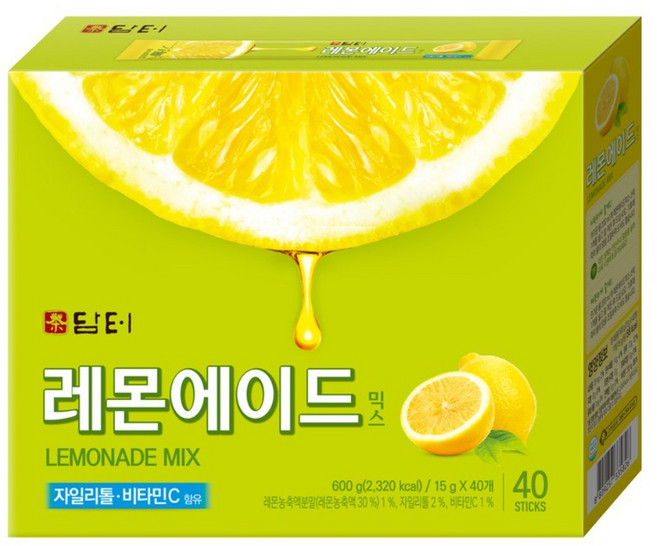 담터 레몬에이드 믹스, 15g, 40개입, 2개