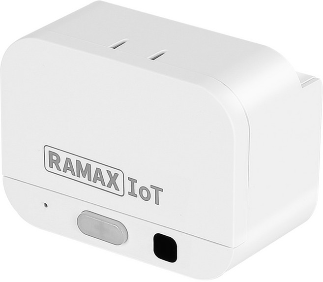라맥스 IoT 스마트 미니 스위치 버튼 원격제어 리모컨 누워서불끄기 자동 무선 와이파이 RSA-021W, 앱+IR리모컨 제어 모두 가능(RSA-021W), 1개