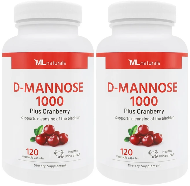 My Life 마이라이프 내추럴스 D-마노스 디마노스 크랜베리, 2개, 120정 - 쿠팡