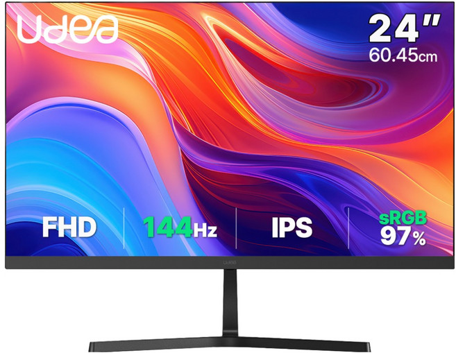 유디아 144Hz 24인치 IPS 내장스피커 사무용모니터 ED2434SS, 60.45cm