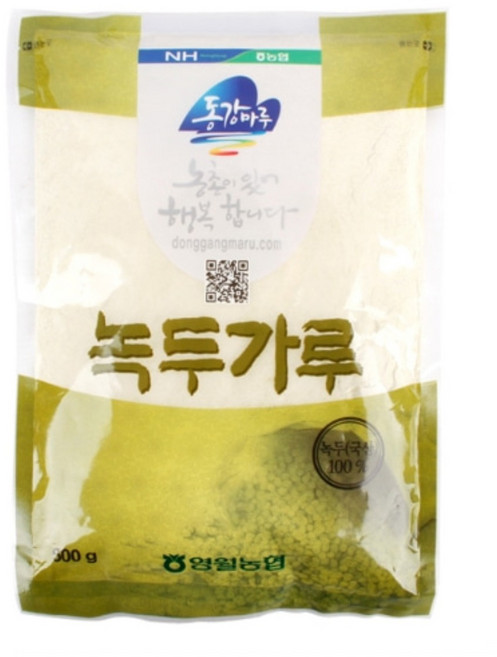 영월농협 동강마루 국산 녹두가루, 4개, 500g