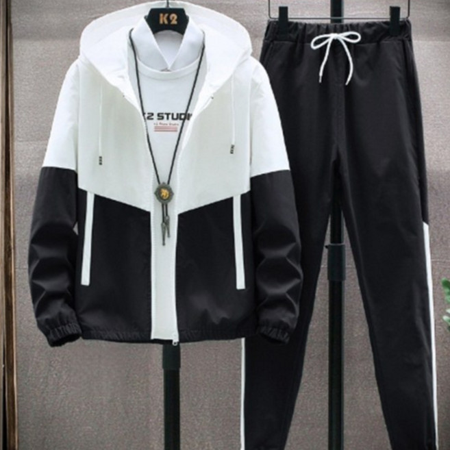 고퀠리티 남성 트레이닝복 세트 바람막이 조거팬츠 봄 가을 간절기 추리닝 TRF50