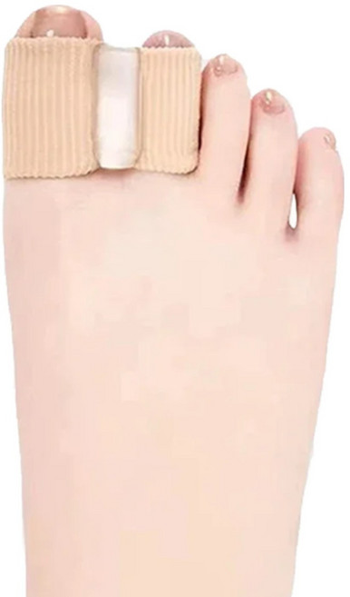 휘어진 발 무지외반증 교정 탄성밴드, 2개