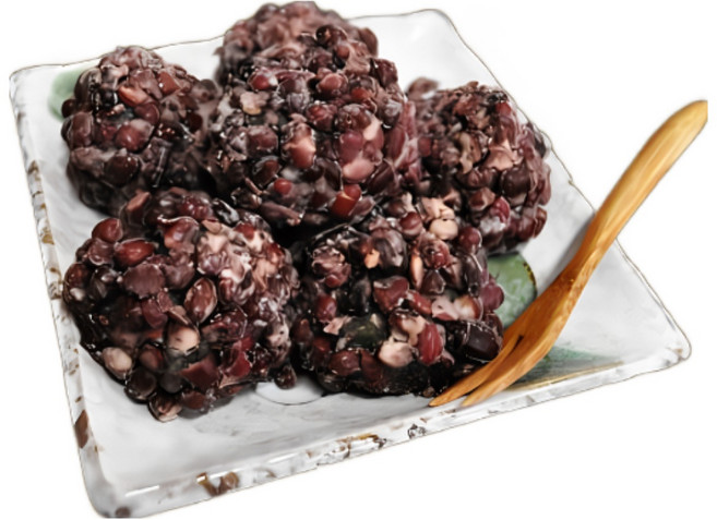 제주도 직송 오메기떡 팥떡_냉동_24개_개별포장, 1박스, 1.44kg