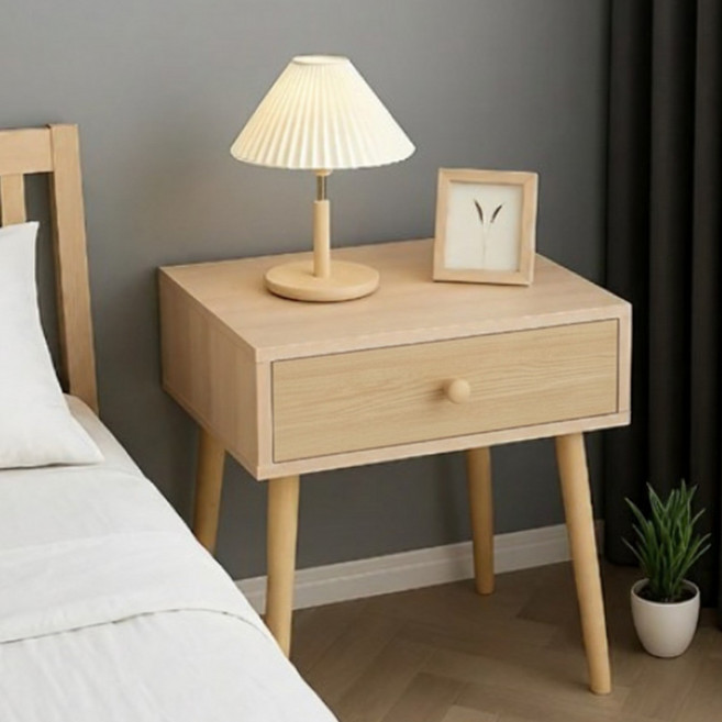 라온프리 모던 심플 침대 협탁, 우드