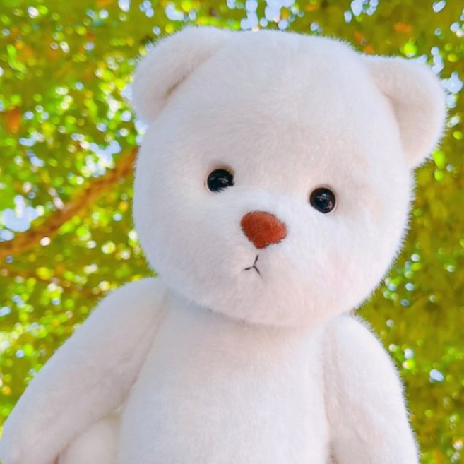 곰 인형 30cm 아기 곰 곰돌이인형 애착인형 관절인형 옷세트, 크림베어(옷 미포함), 1개