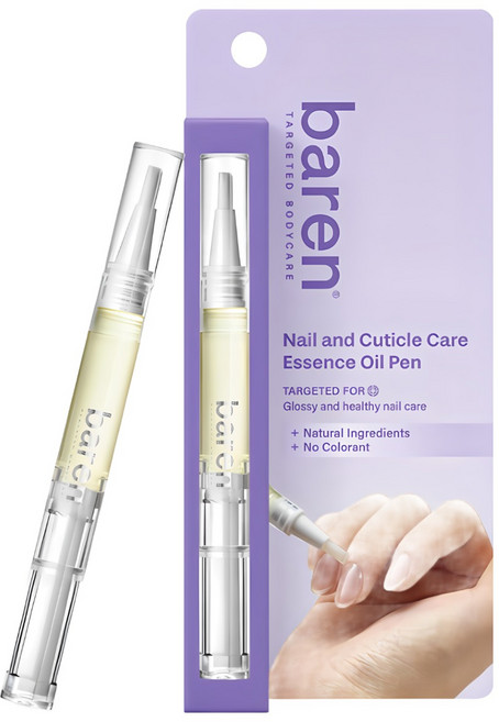 바렌 네일 & 큐티클 케어 에센스 오일 펜, 2ml, 3개