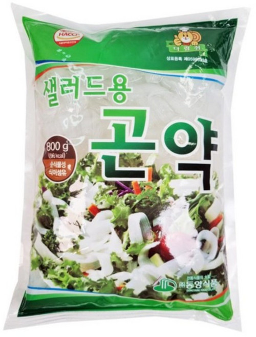다람쥐표 샐러드용 곤약, 4개, 800g