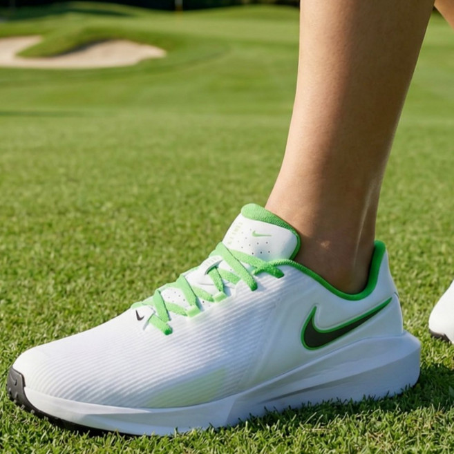 [백화점정품] 나이키 남녀공용 스파이크리스 인피니티 G NN 와이드 그린 골프화 JONE 위드 데일리 양말 증정