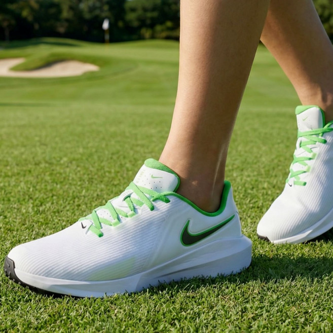 [백화점정품] 나이키 남녀공용 스파이크리스 인피니티 G NN 와이드 그린 골프화 JONE 위드 데일리 양말 증정