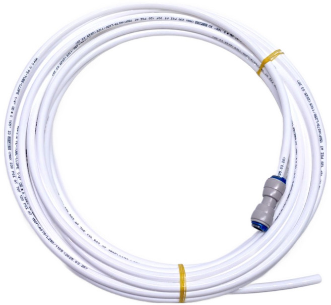 아쿠아메이드 정수기 호스 10m 세트(1/4인치 외경 6mm호스) 정수기 부품 호스 추가 연결 튜브 튜빙선 1/4인치 피팅호스 교체, 1세트, AM 정수기 호스 10m 세트