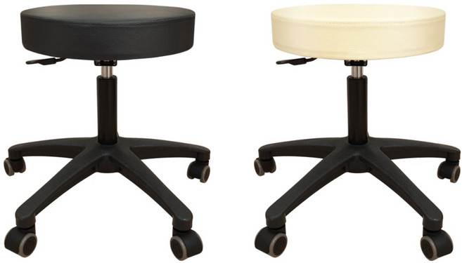 국산 유압식 보조의자 피부관리실 병원 납품용, 블랙