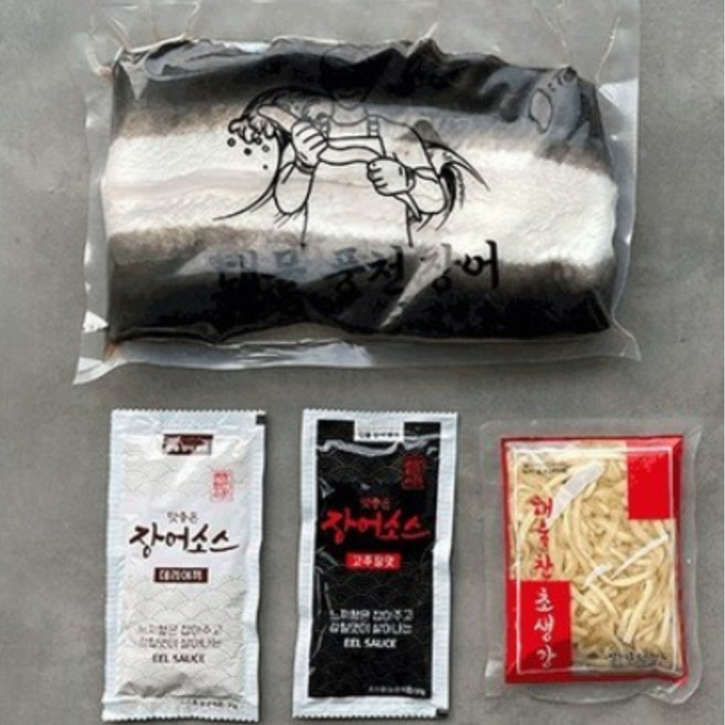 (고창 풍천장어) 특급 자포니카 민물장어 특미 손질및 초벌 손질 완료 당일발송, 1개, 풍천장어 손질 후 550~650g (소스2종/초생강 )