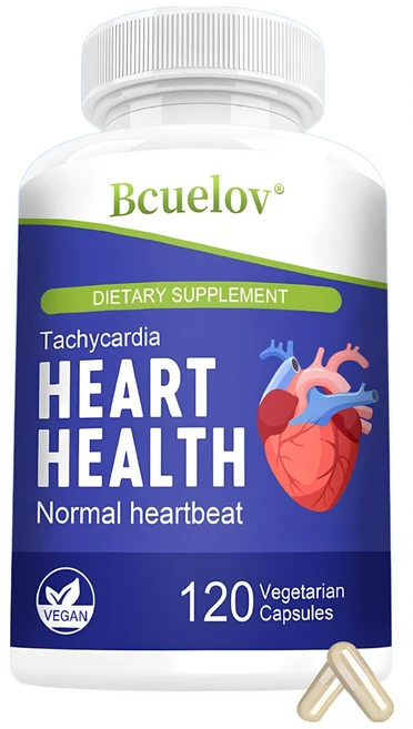 심장 건강 캡슐 - 혈압을 조절하고 심장 시스템 건강을 유지하세요, 1병, 120정, 1개 - 쿠팡