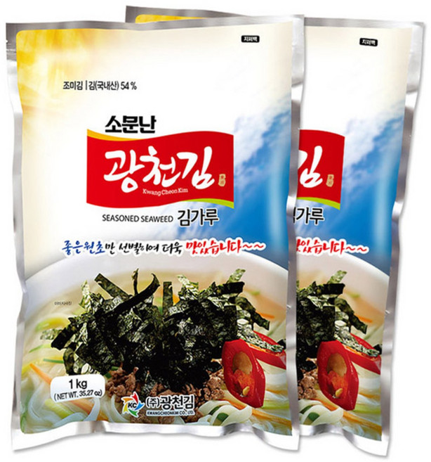 광천김 소문난 김가루, 1kg, 4개
