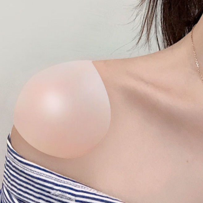 어깨뽕 어깨 패드 실리콘 스펀지 보정 속옷 1+1