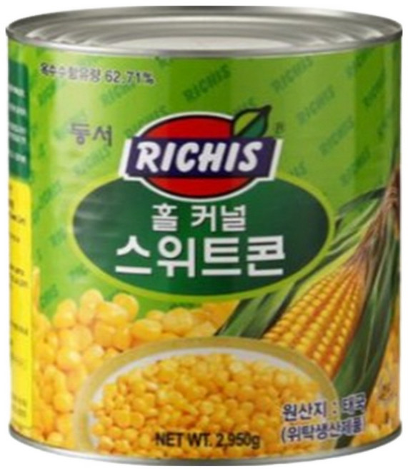 리치스 홀 커널 스위트 콘, 2.95kg, 4개