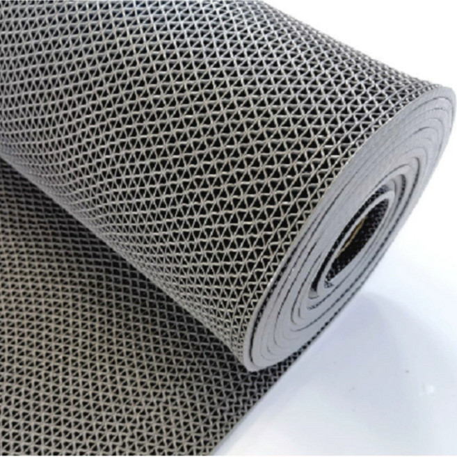 현관 베란다매트 아파트 사무실 헬스장 바닥 업소용 현관코일매트 출입구 롤카페트, 1개, 그물매트-회색