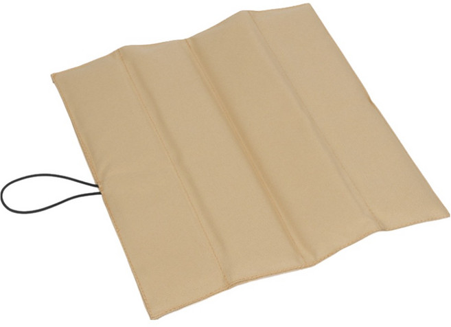 아티로 1인용 접이식 야외 아웃도어 휴대용 캠핑 등산 방석 매트, 베이지