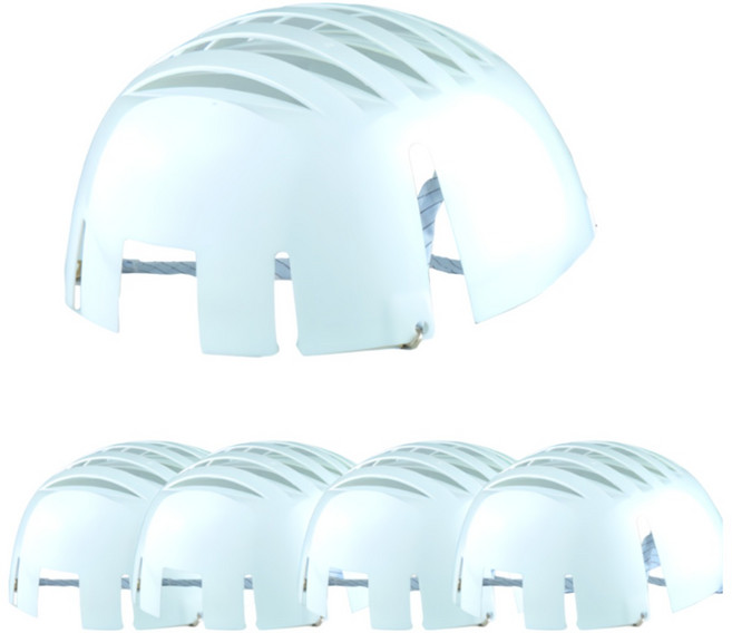 국내생산 한성세이프티 범프캡 작업모, 백색, 5개