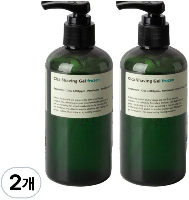 레이지소사이어티 프로즌 시카 쉐이빙젤, 250ml, 2개