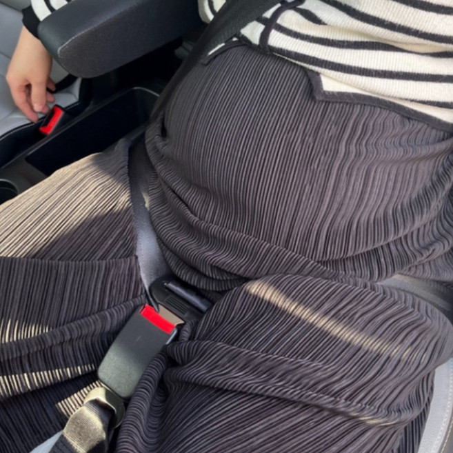 임산부 안전벨트 고정 클립 압박없는 태아보호 자동차벨트, 1개, 블랙