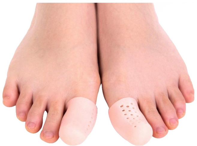 일상채움 실리콘 발가락 보호 통풍 골무 한쌍, 4개