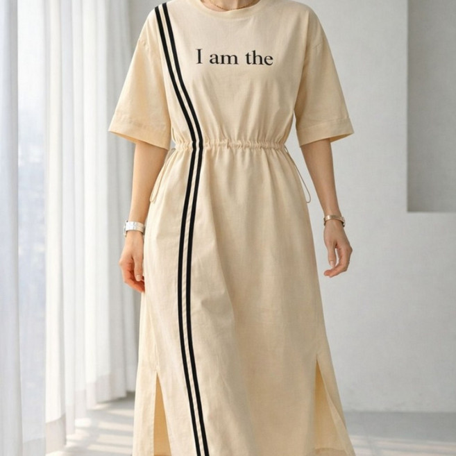 4컬러 아이엠 허리스트링 롱원피스 바스락 핏대박 꽃놀이/데이트/허리잘록핏 꾸안꾸 빅사이즈 휴양지원피스