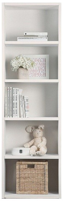 한샘 샘 책장 5단 65cm 시공(컬러택1), 크림화이트(A)