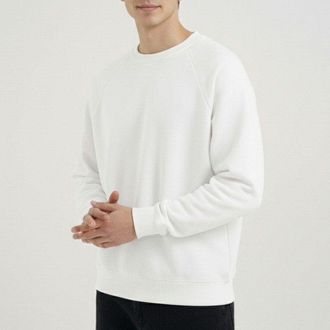 디커스텀 남녀공용 루즈핏 무지 기모 맨투맨 5컬러 빅사이즈~4XL