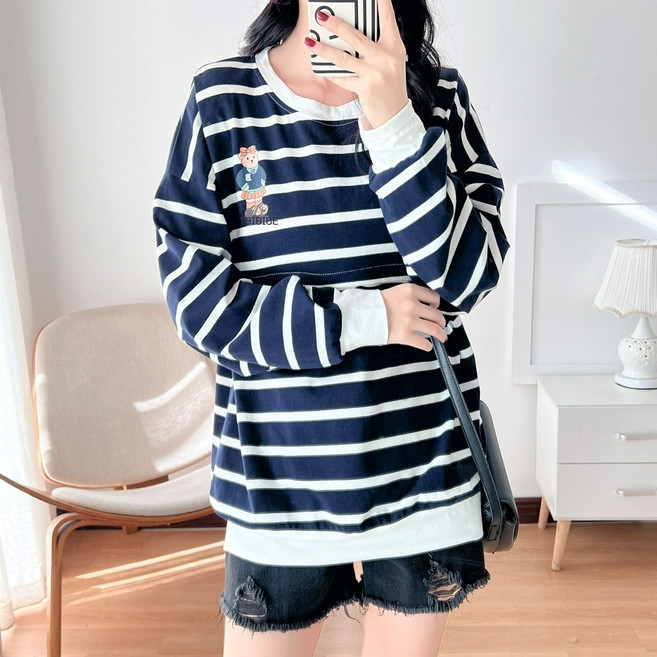 마마앙 수유복 수유티셔츠 임산부티 상의 외출복 임부복 빅사이즈