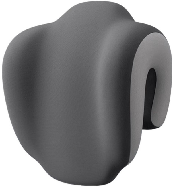 Luminex 탈부착 의자 목 쿠션 메모리폼 사무실 의자 헤드레스트, 그레이