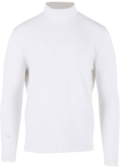 [어라운드식스]프리미엄 텐셀라이오셀 골프 이너 반목티셔츠 간절기 남성용 - 화이트 L