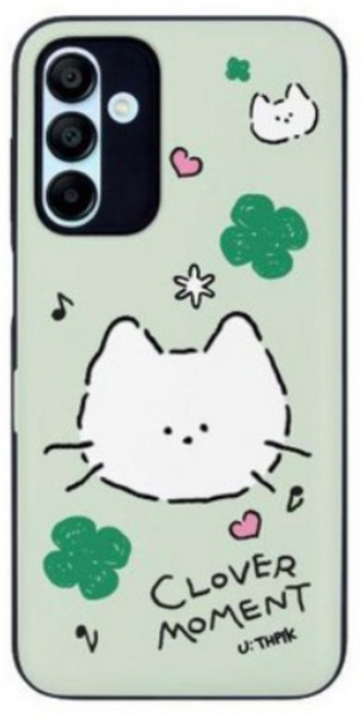 98가지 디자인 갤럭시A17 전용 키즈폰 마그네틱 카드2장수납 케이스