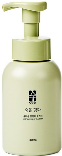 숲바른 아기 엉덩이 클렌저 신생아 유아 청결제, 300ml, 2개