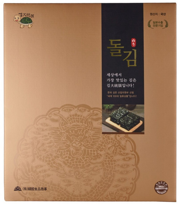 캔 재래김 선물세트 소 HK-804 (30g X 4캔), 1세트