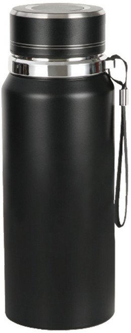 다쓱 보온 보냉 프리미엄 온도표시 스텐 스마트 텀블러, 1개, 1000ml, 프리미엄 블랙