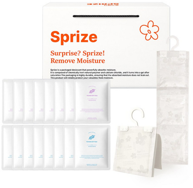 새남맥스(서프라이즈) 향기나는제습제 옷걸이형 16팩 향 2종, 라벤더, 120g, 16개