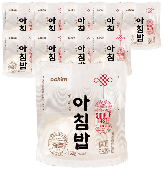 맛있는 가마솥 아침밥, 150g, 10개