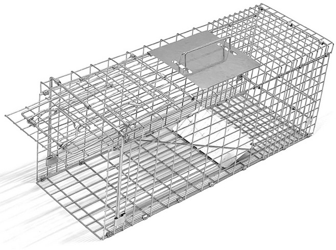 고양이포획망 접이식 야생동물 유기견 뉴트리아 포획 트랩 구조망 케이지 덫, 동물 구조 포획망 _ 중, 1개