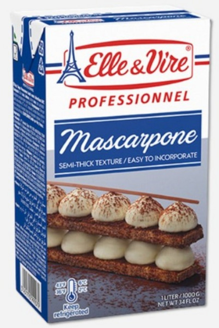 엘르앤비르 마스카포네 치즈, 3개, 1L